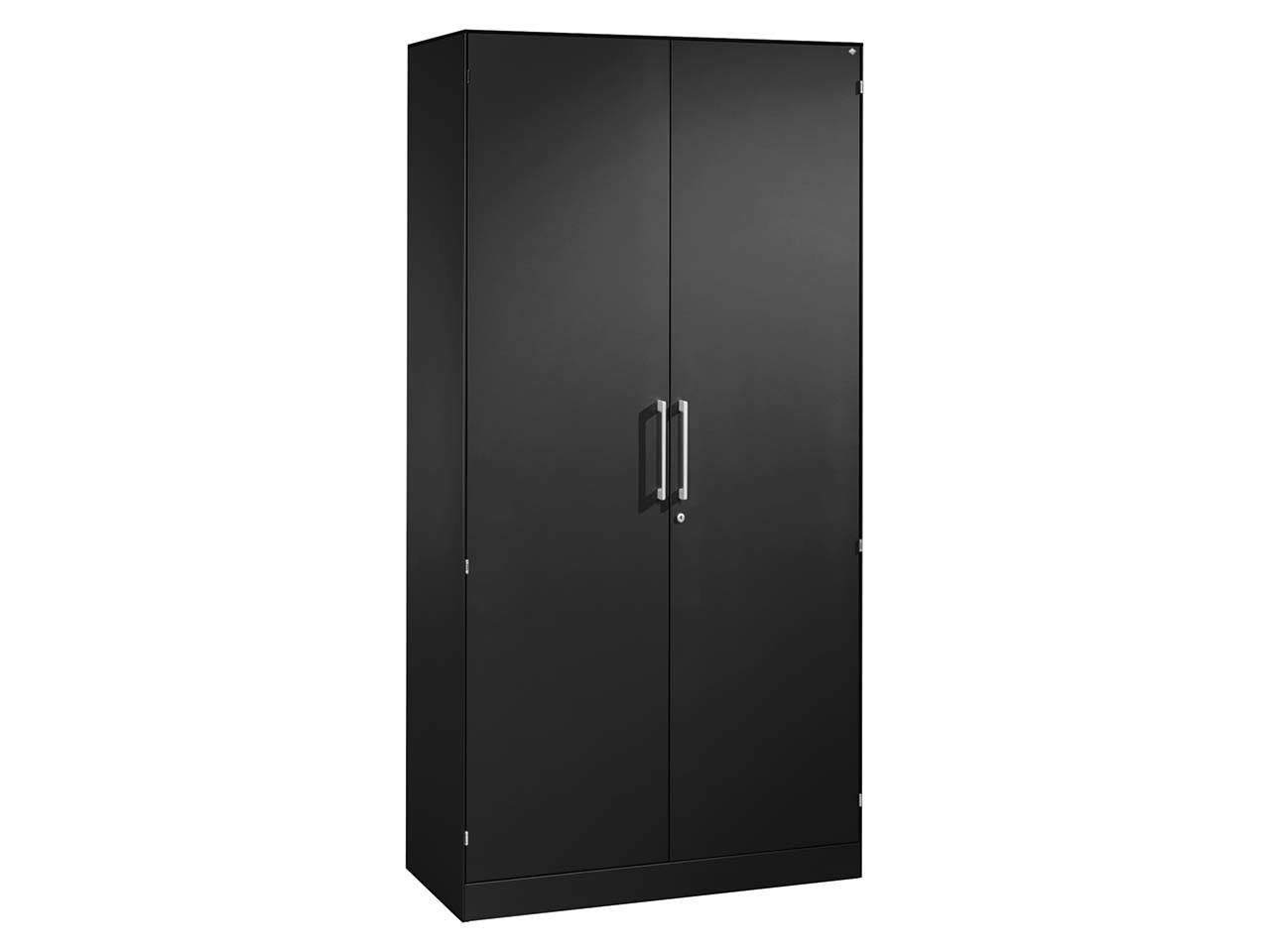 Flügeltürenschrank "CONTACT", Höhe 198 cm  (BxT) 100 x 43,5, schwarz