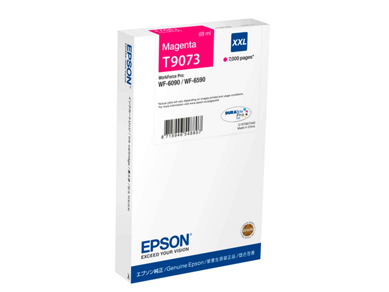Epson Tintenpatrone T9073 XXL magenta