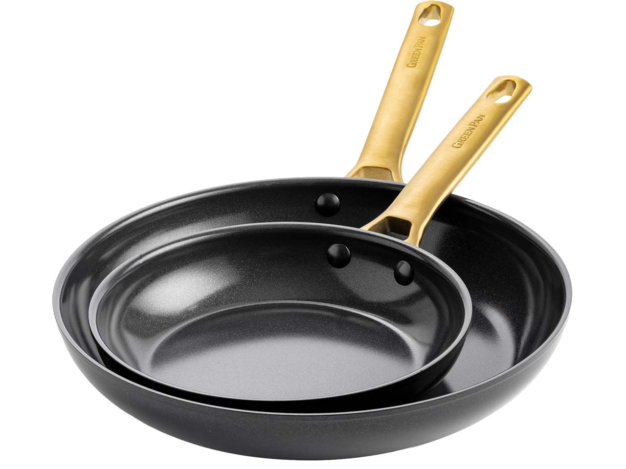 GreenPan Bratpfannenset "Padova Reserve" 2-teilig, schwarz