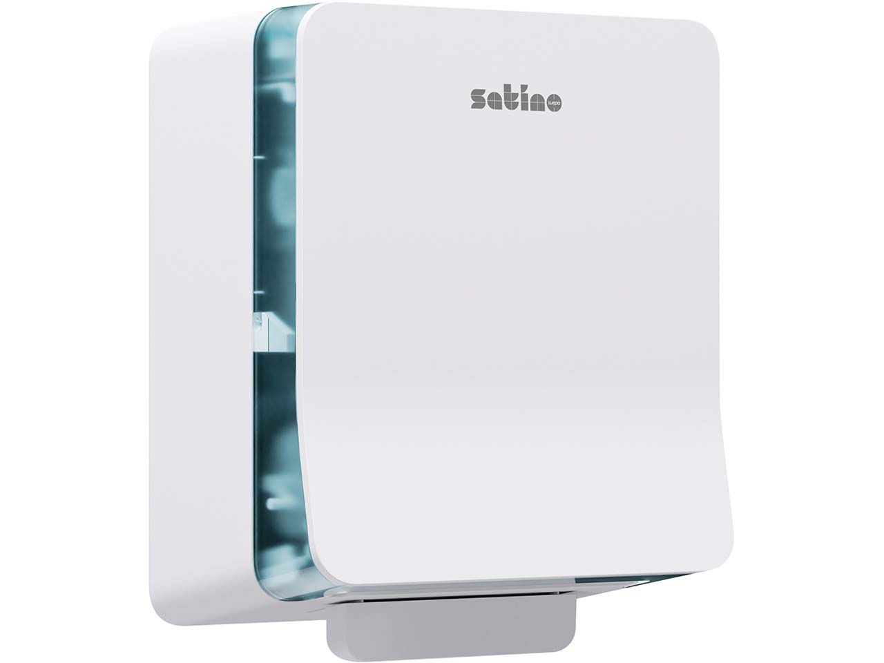 Satino AutoCut Handtuchrollen-Spender "HYGINITY" mit Restrollenfunktion, weiß