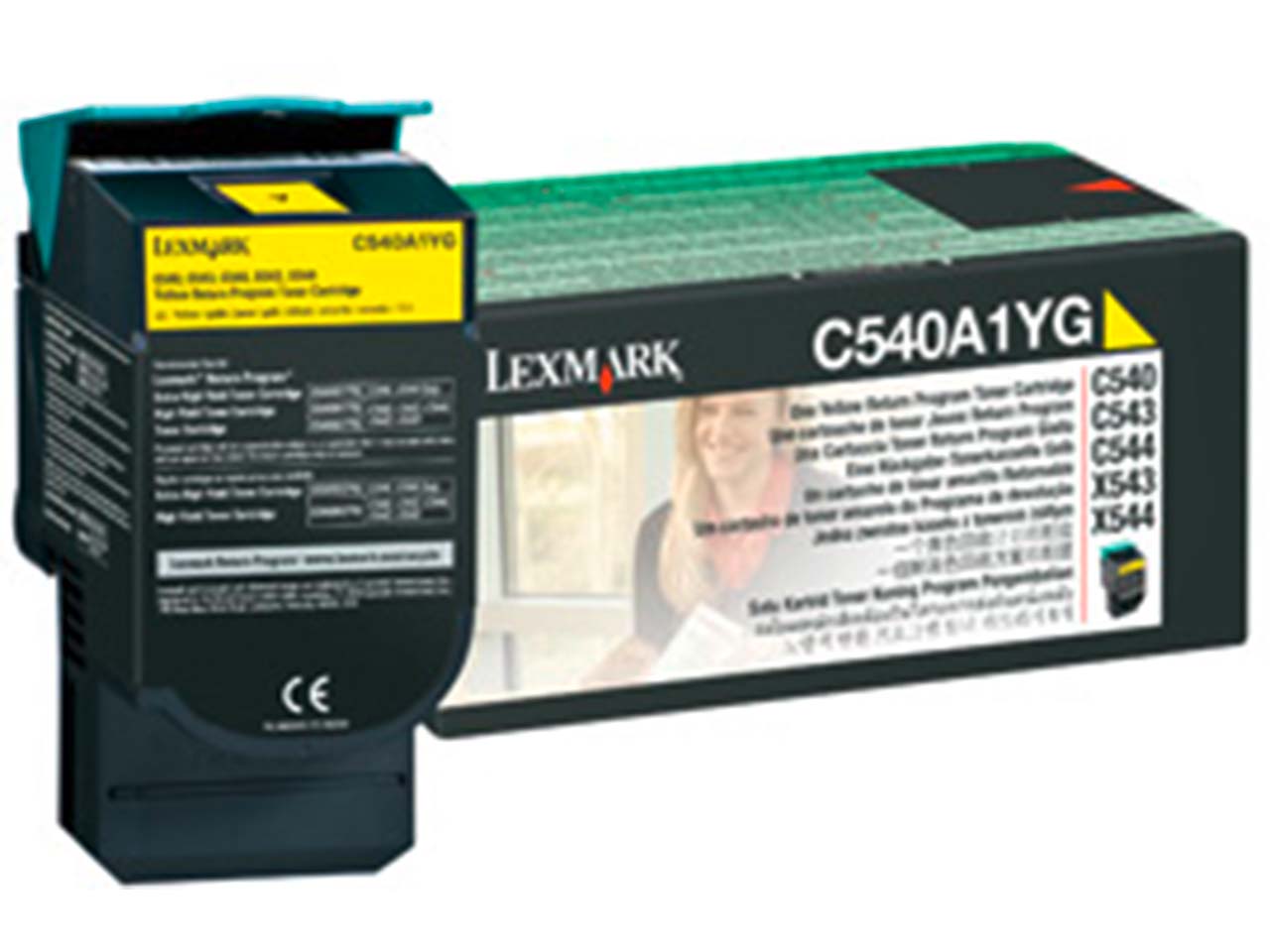 Lexmark Druckkassette C540A1YG gelb