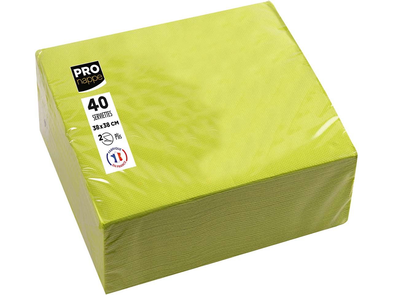 40 ProNappe Servietten 38 x 38 cm, kiwigrün
