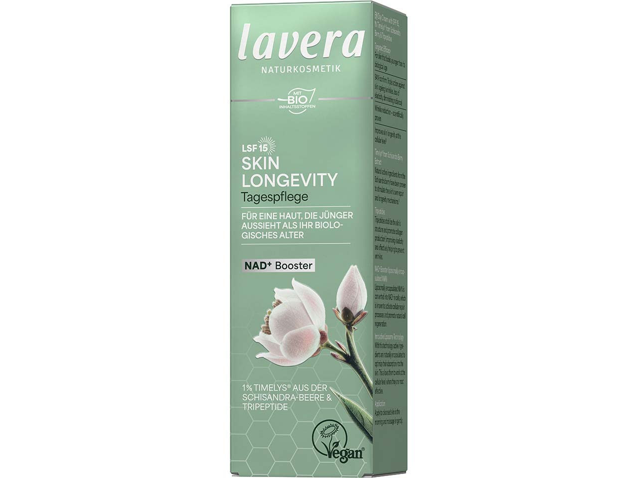 lavera Tagespflege "Skin Longevity" TIMELYS® & Peptid-Komplex, 50 ml