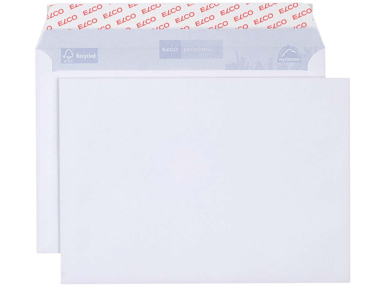 500 Elco Proclima Briefumschläge DIN C5, mit Haftklebung, ohne Fenster