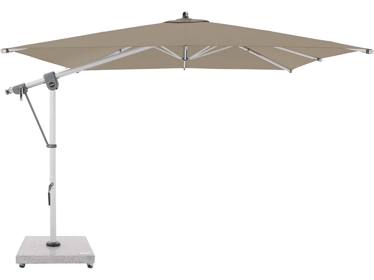 doppler Pendelschirm 'EXPERT' 300 x 300 cm, sand