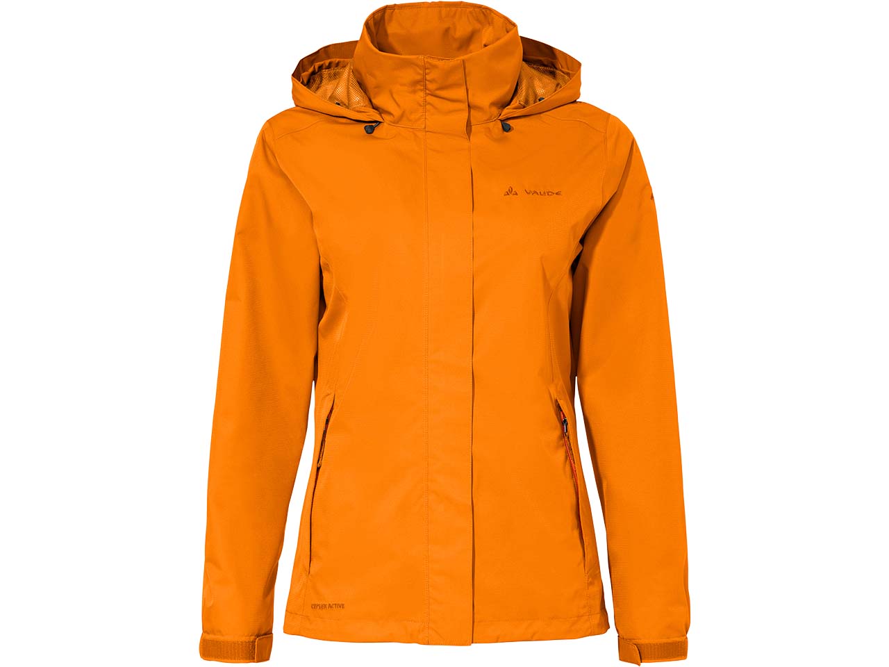 VAUDE Damen-Outdoorjacke "Escape Light Jacket" mit separatem Kragen, kurkuma, Gr. 36