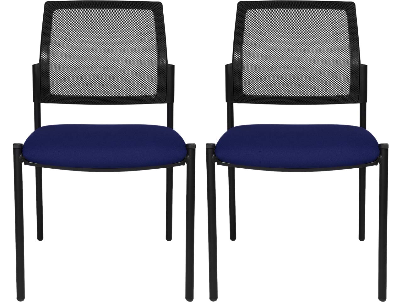 Topstar Besprechungsstuhl "BtoB 10" Netzrücken, 2 Stk. dunkelblau