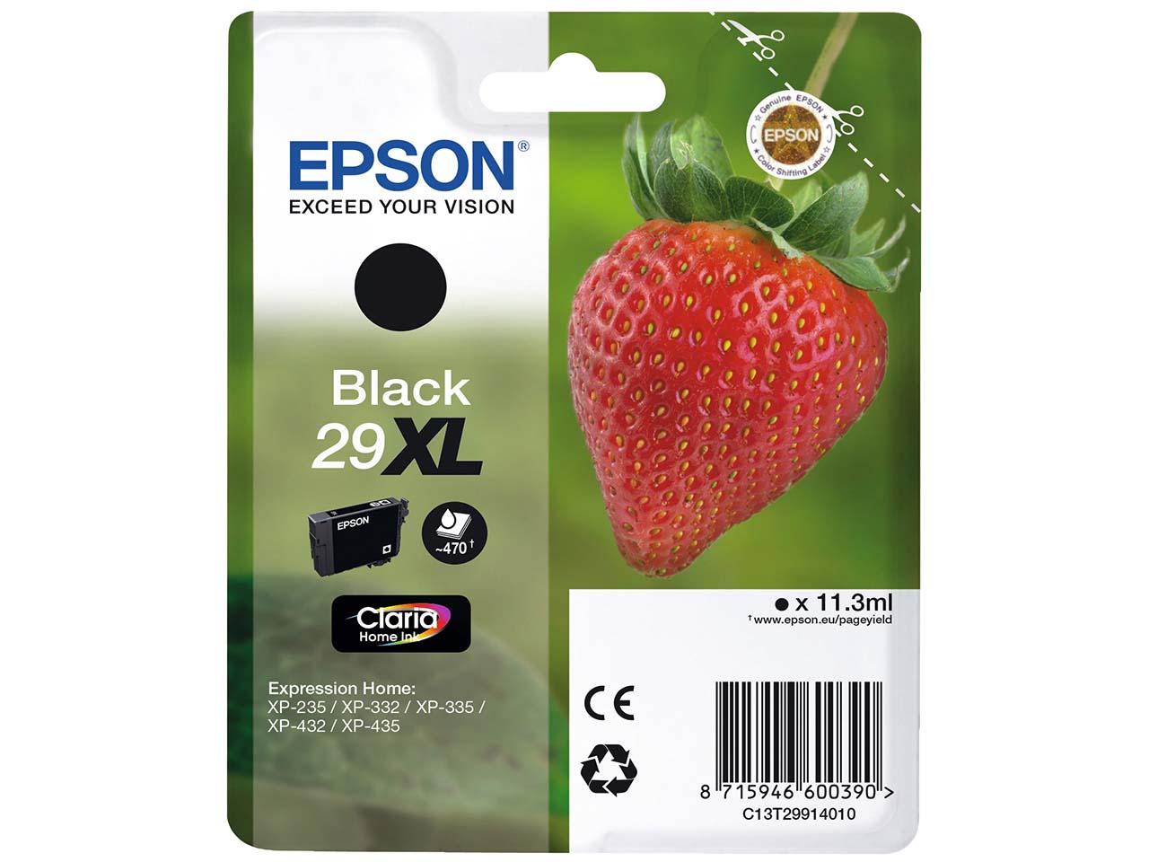 Epson Tintenpatrone T2991XL/ 29XL schwarz