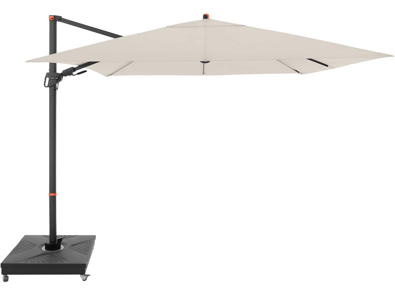 doppler Pendelschirm "myZone AX" 280 x 280 cm, natur