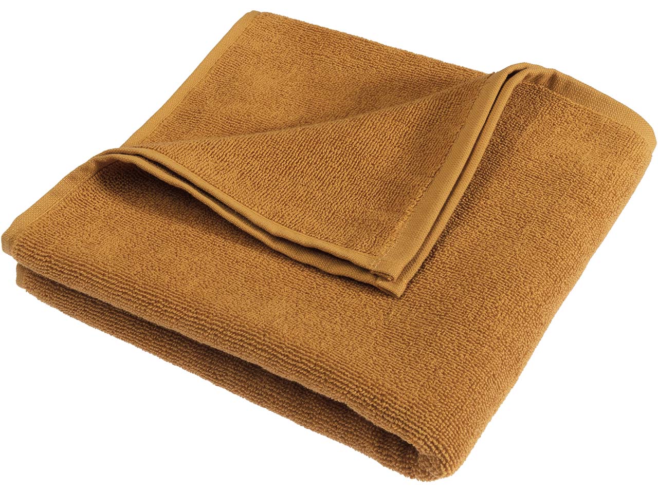 Living Crafts Bio-Handtuch "ORLANDO" 100 x 50 cm, amber