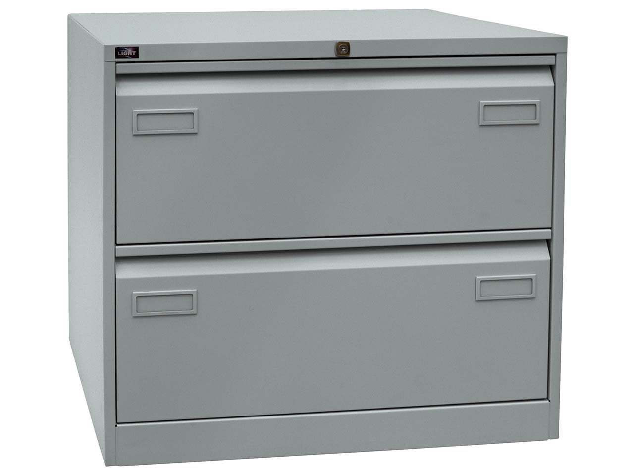 HR-Schrank 2s 2b alusilber