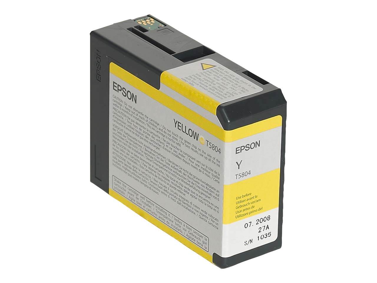 Epson Tintenpatrone T5804 gelb