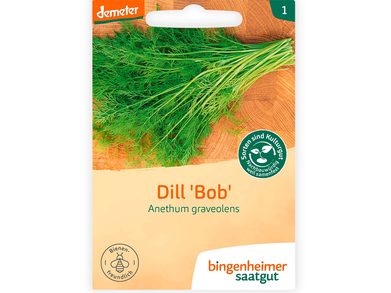 bingenheimer saatgut Bio-Samen Dill "Bob", Bienenfreundlich, 1 Stk.