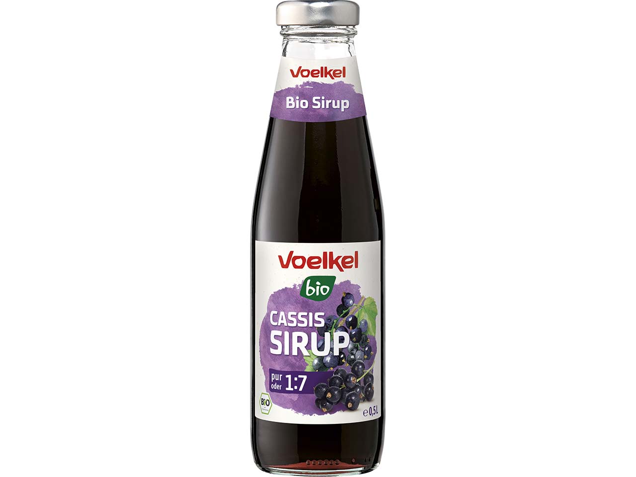Voelkel Bio-Cassis-Sirup, 500 ml