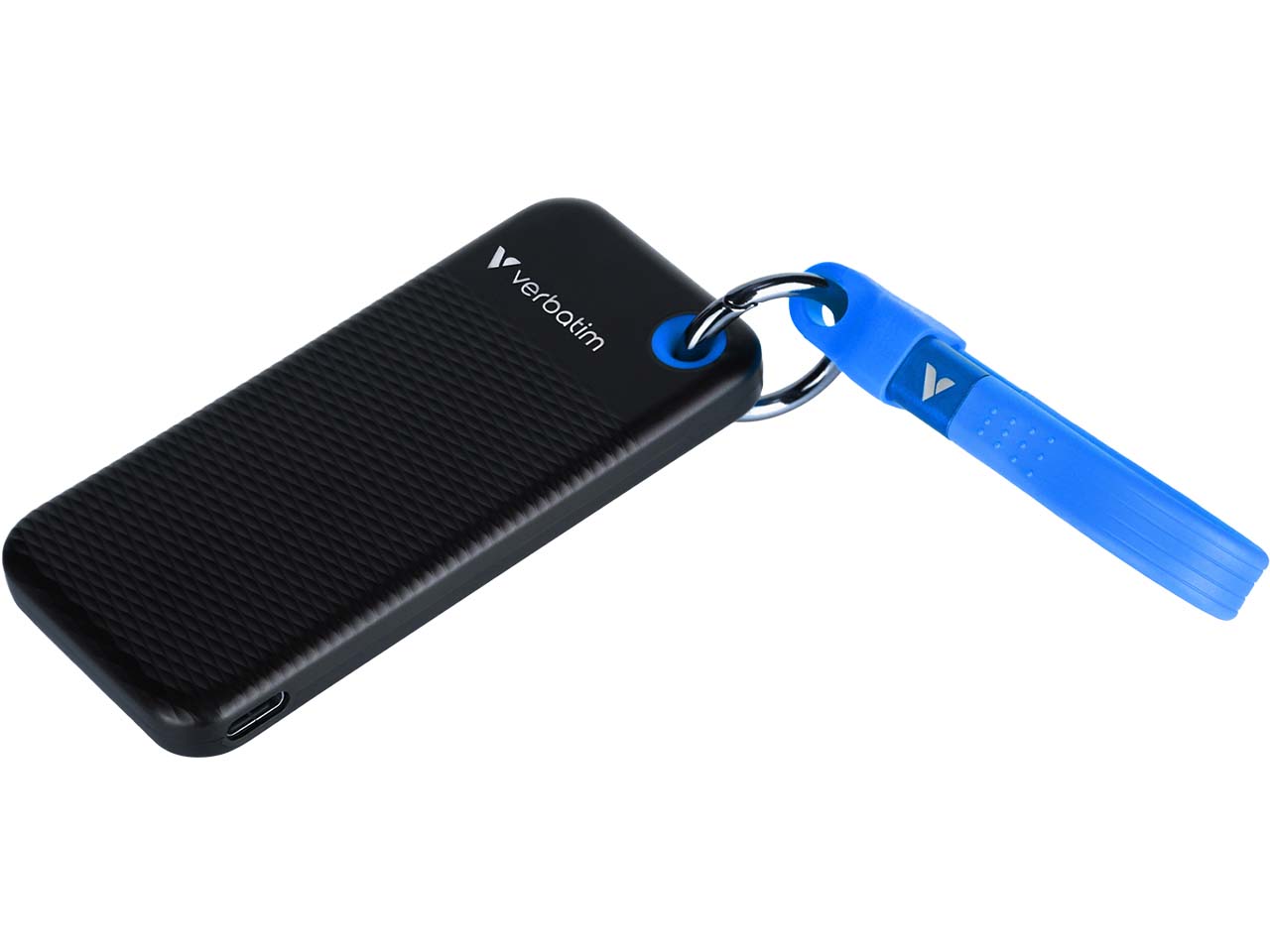 Verbatim Externe SSD-Festplatte "Pocket" schwarz, blau 2 TB