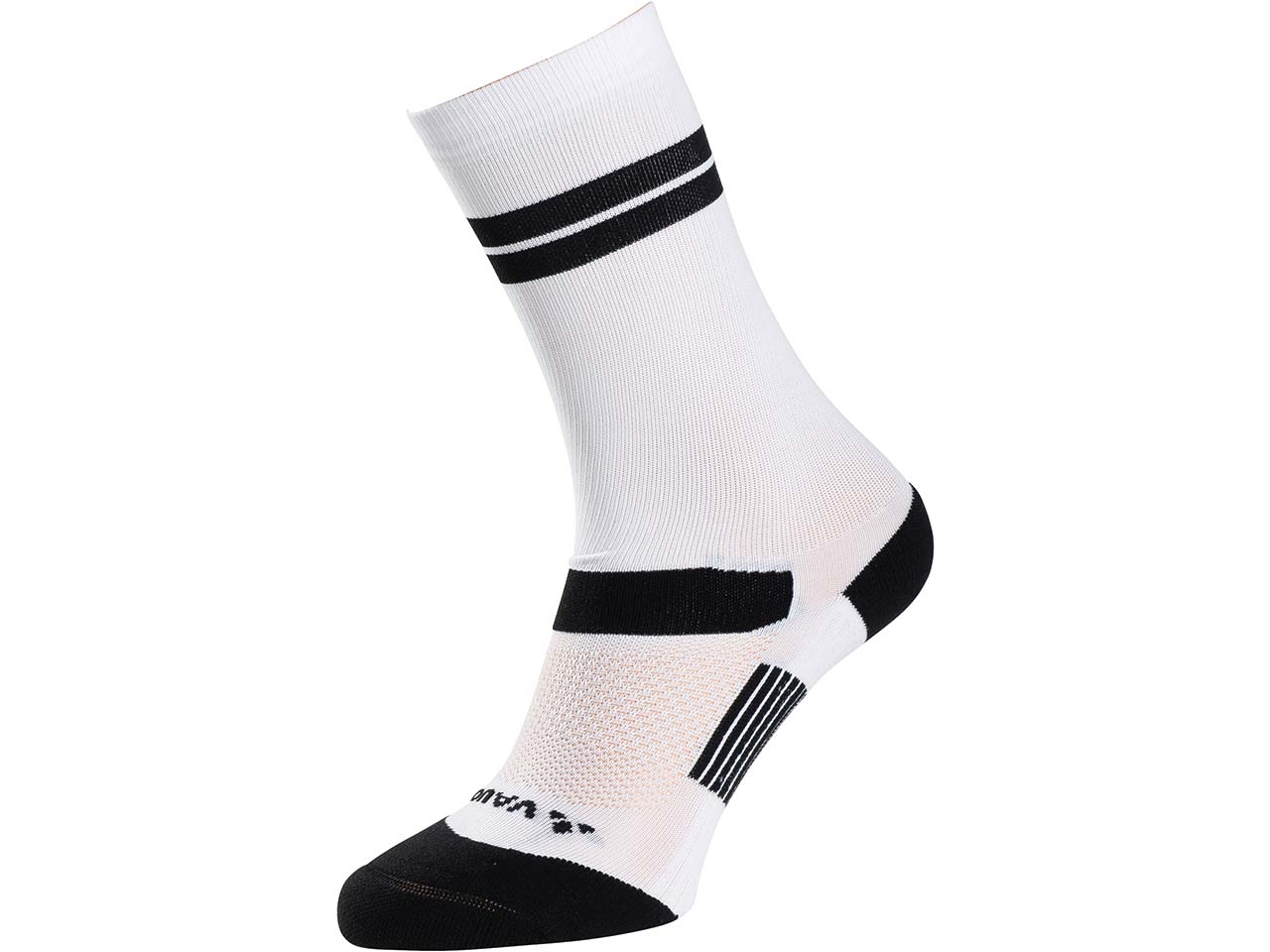 VAUDE Fahrrad-Socken 'Mid II' ergonomisch gepolstert, white uni, Gr. 39/41
