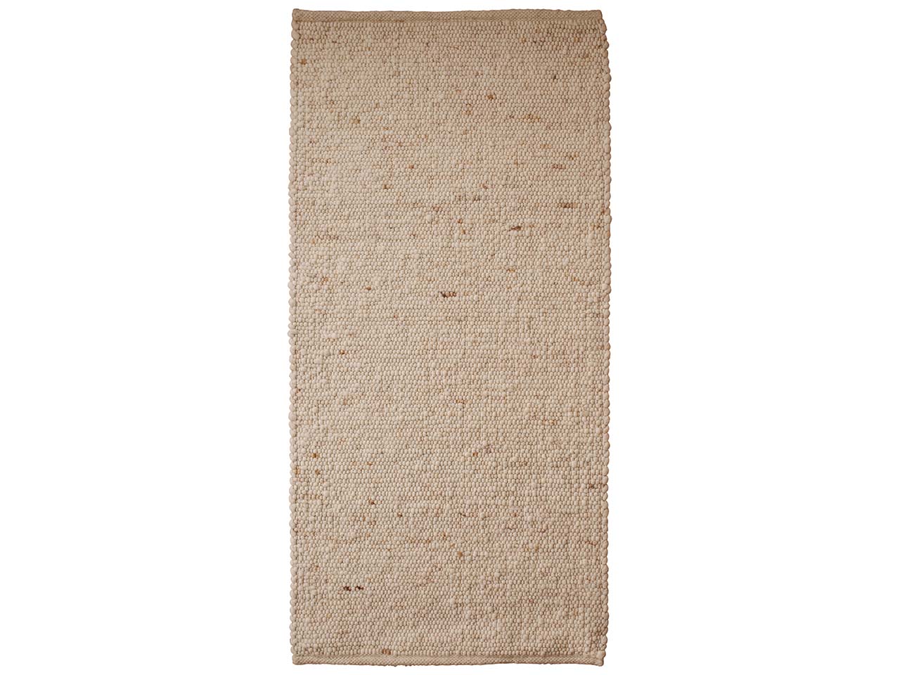 Schurwollteppich "Garmisch" 90 x 180 cm, beige-braun