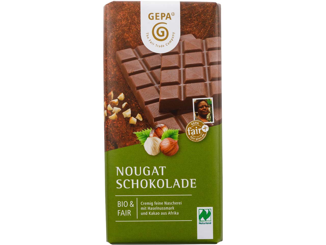 GEPA Bio-Schokolade "Nougat", 100 g