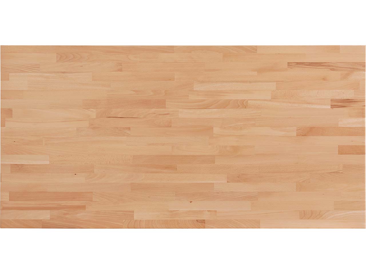Tischplatte Buche massiv, 190x70 cm, Stärke 20 mm, geölt