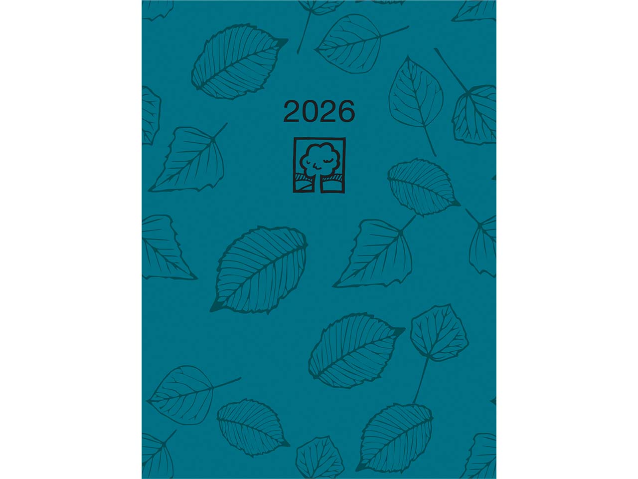 Zettler Taschenkalender 2026, türkis