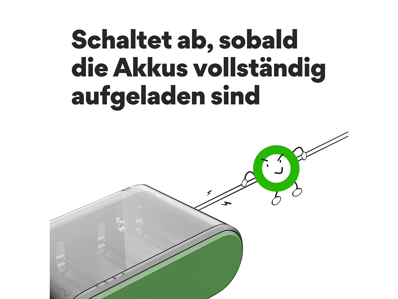 GP Battery USB-Universalladegerät "B631" für alle gängigen Akkutypen