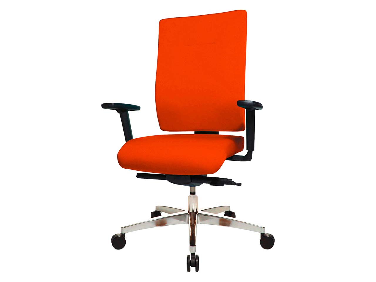 Topstar Bürodrehstuhl "Sitness 70" mit Armlehnen orange