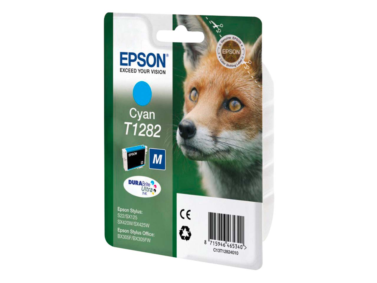 Epson Tintenpatrone T1282 cyan