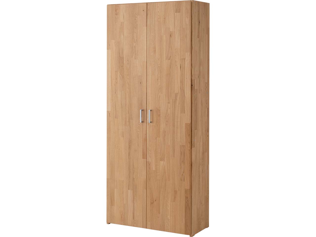 Schrank "buxing solid" mit 2 langen Türen B 80 x T 33 x H 185,5 cm, Wildeiche