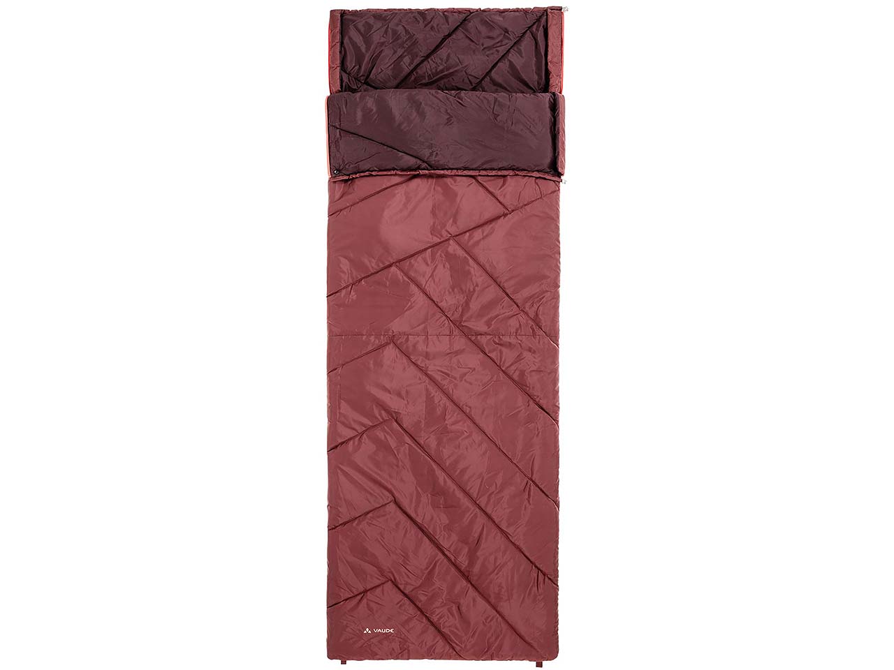 VAUDE Deckenschlafsack 'Navajo 500 II SYN', dark cherry