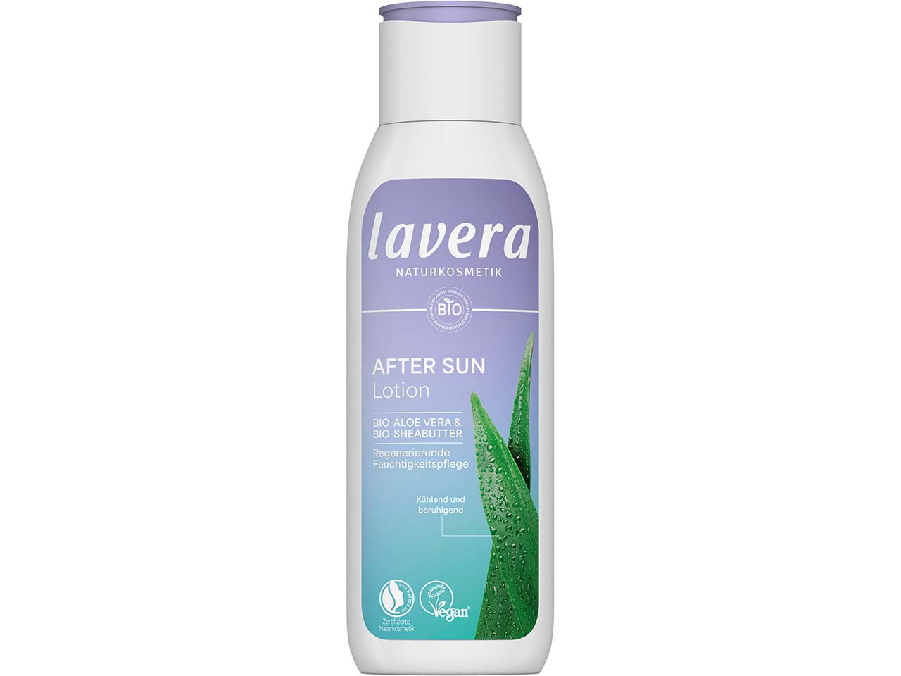 lavera Bio-After-Sun-Lotion mit Aloe Vera und Sheabutter, 200 ml