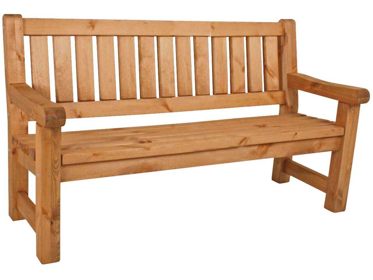 Gartenbank 'Allgäu' 3-Sitzer, Kiefer geölt