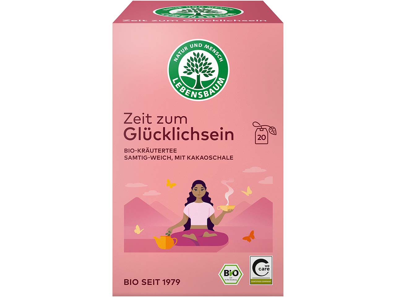 LEBENSBAUM Bio-Kräutertee "Zeit zum Glücklichsein", 20 x 2 g
