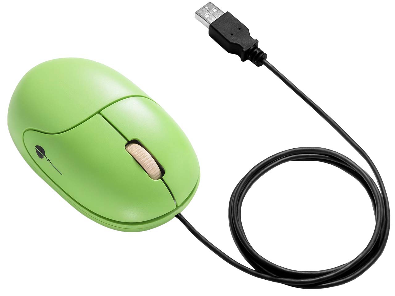 Nager-IT Optische Maus 'Die Faire Maus' Kabellänge 0,9 m grün