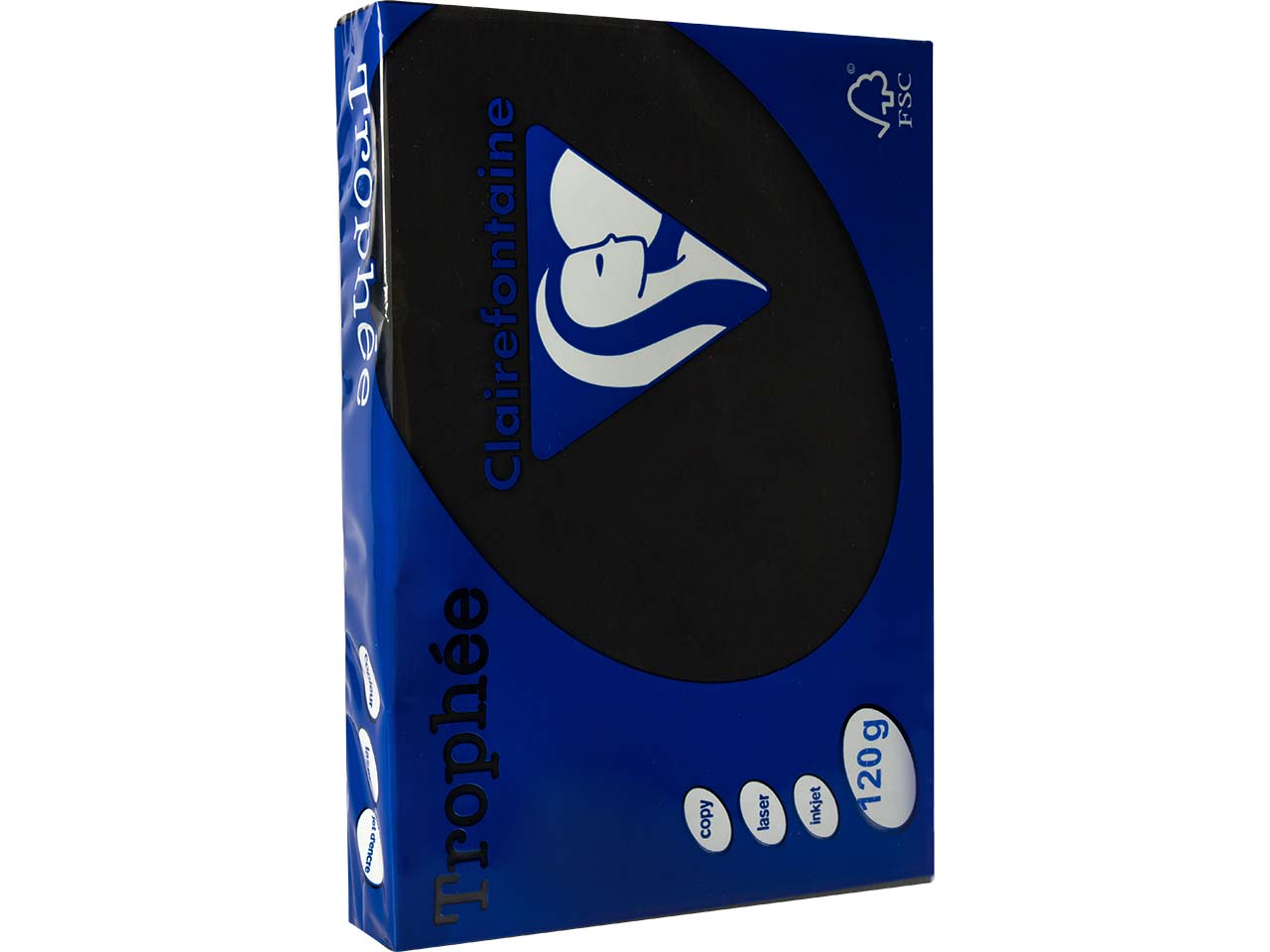 Clairfontaine Recycling-Kopierpapier "Trophee" 120 g/m², DIN A4, schwarz