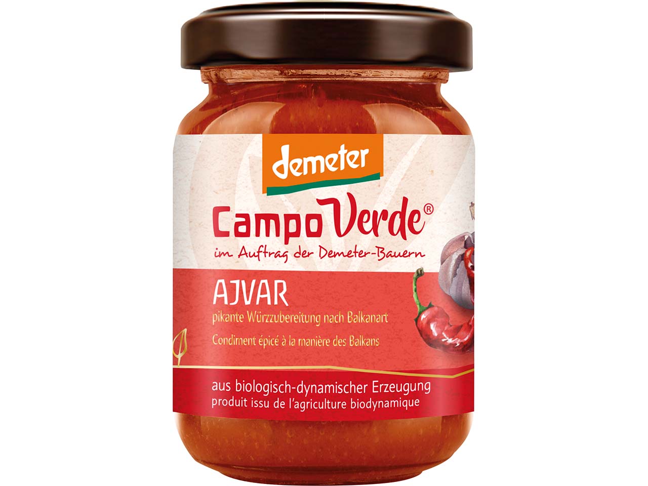 Campo Verde Bio-Würzzubereitung "Ajvar", pikant, 125 g