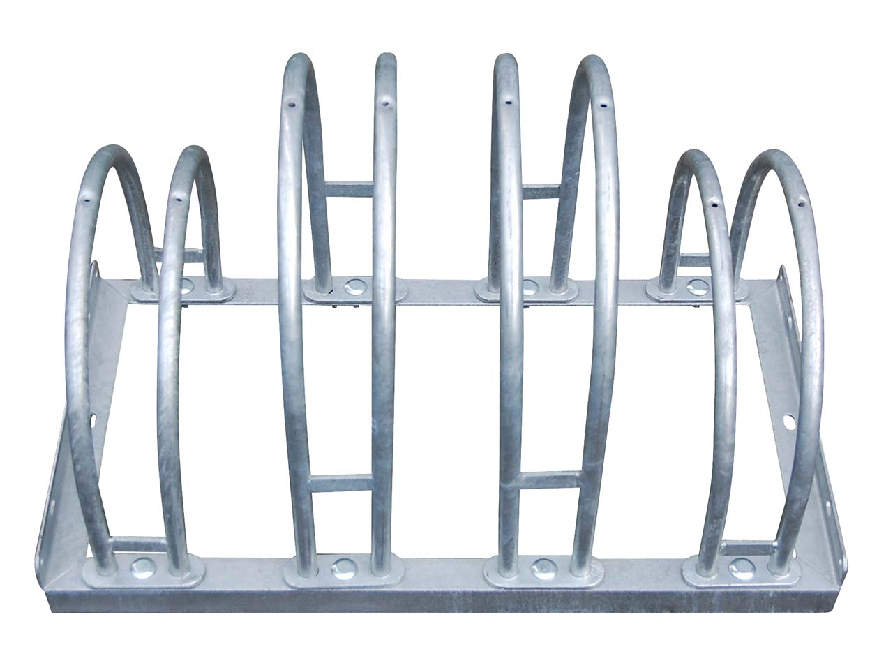 Fahrradständer "'Bogenparker 5000" verzinkt, 4 Einstellplätze (beidseitig)