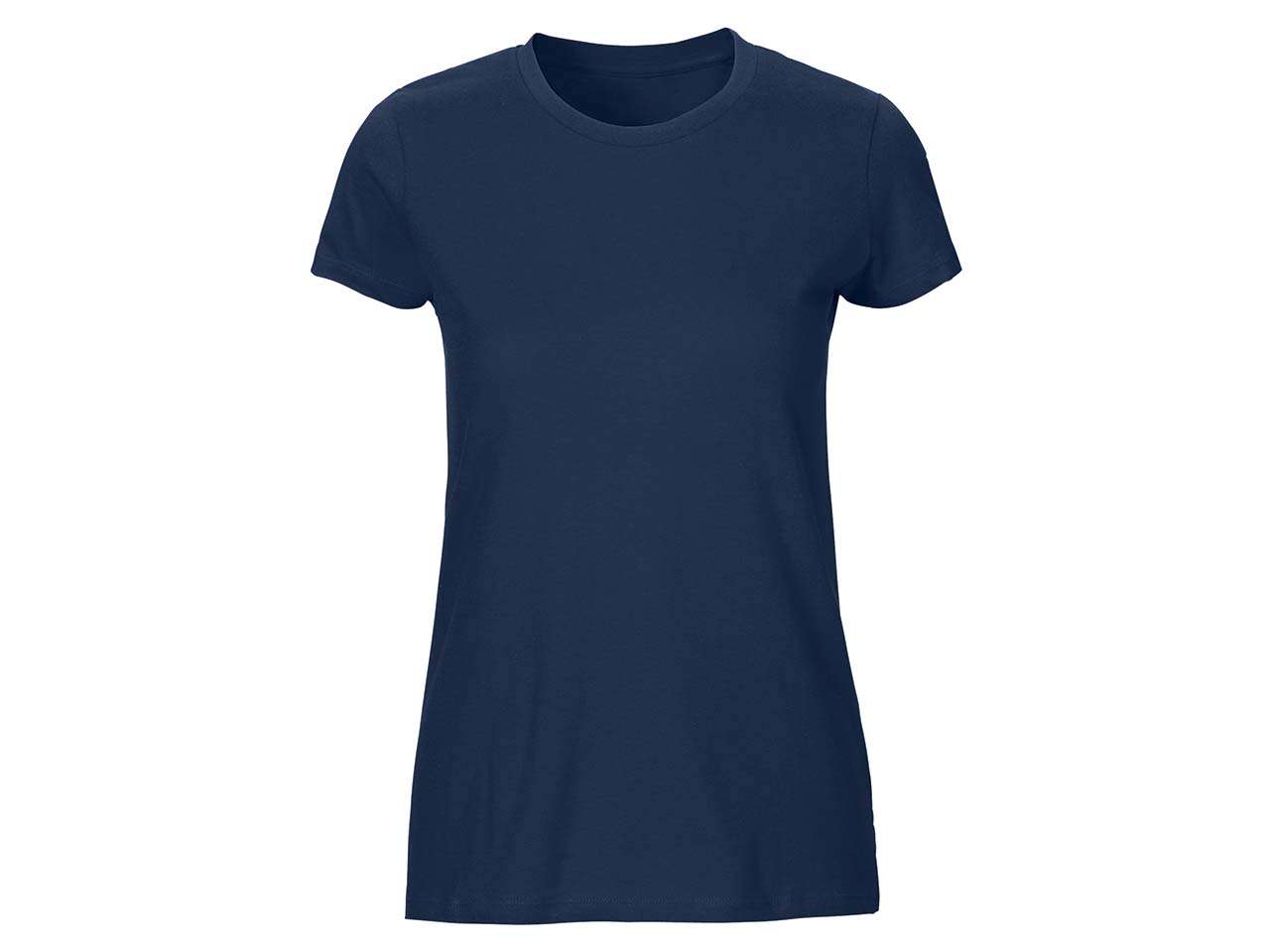 Neutral Bio-Damen-T-Shirt mit Rundhalsausschnitt dunkelblau, Gr. M