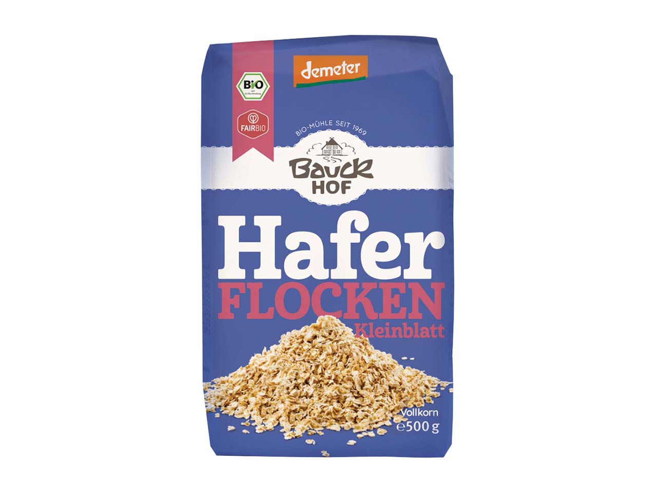 Bauckhof Bio-Haferflocken 'Kleinblatt' demeter, 500 g
