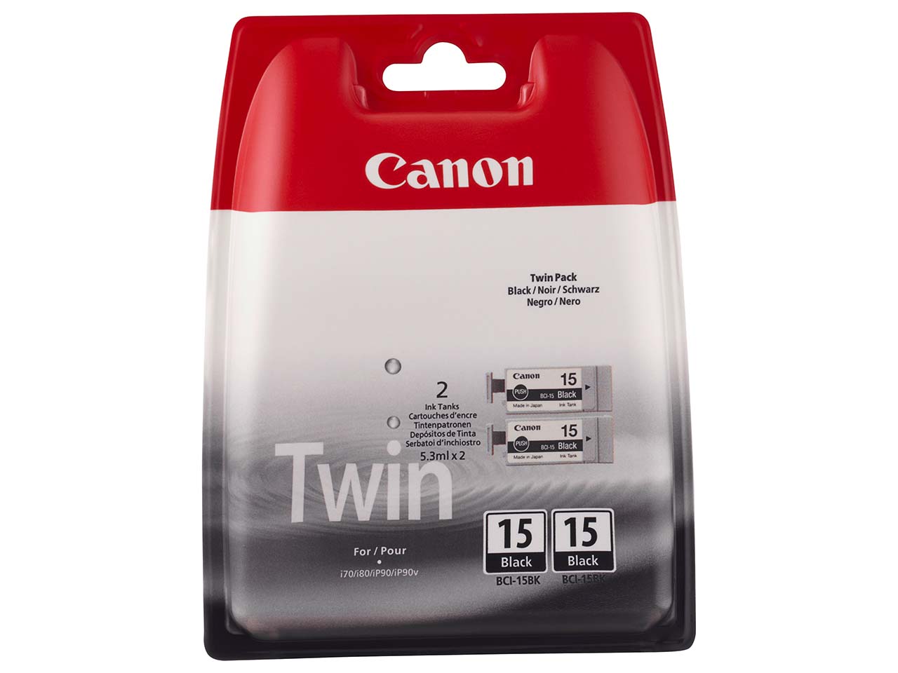 Canon Doppelpack Tintenpatronen BCI-15 schwarz