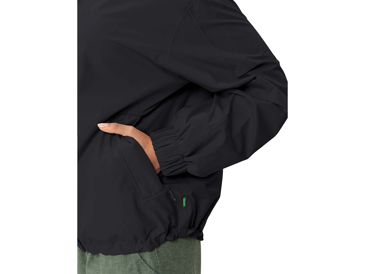VAUDE Damen-Regenjacke 'Mineo' locker geschnitten, black, Gr. 36