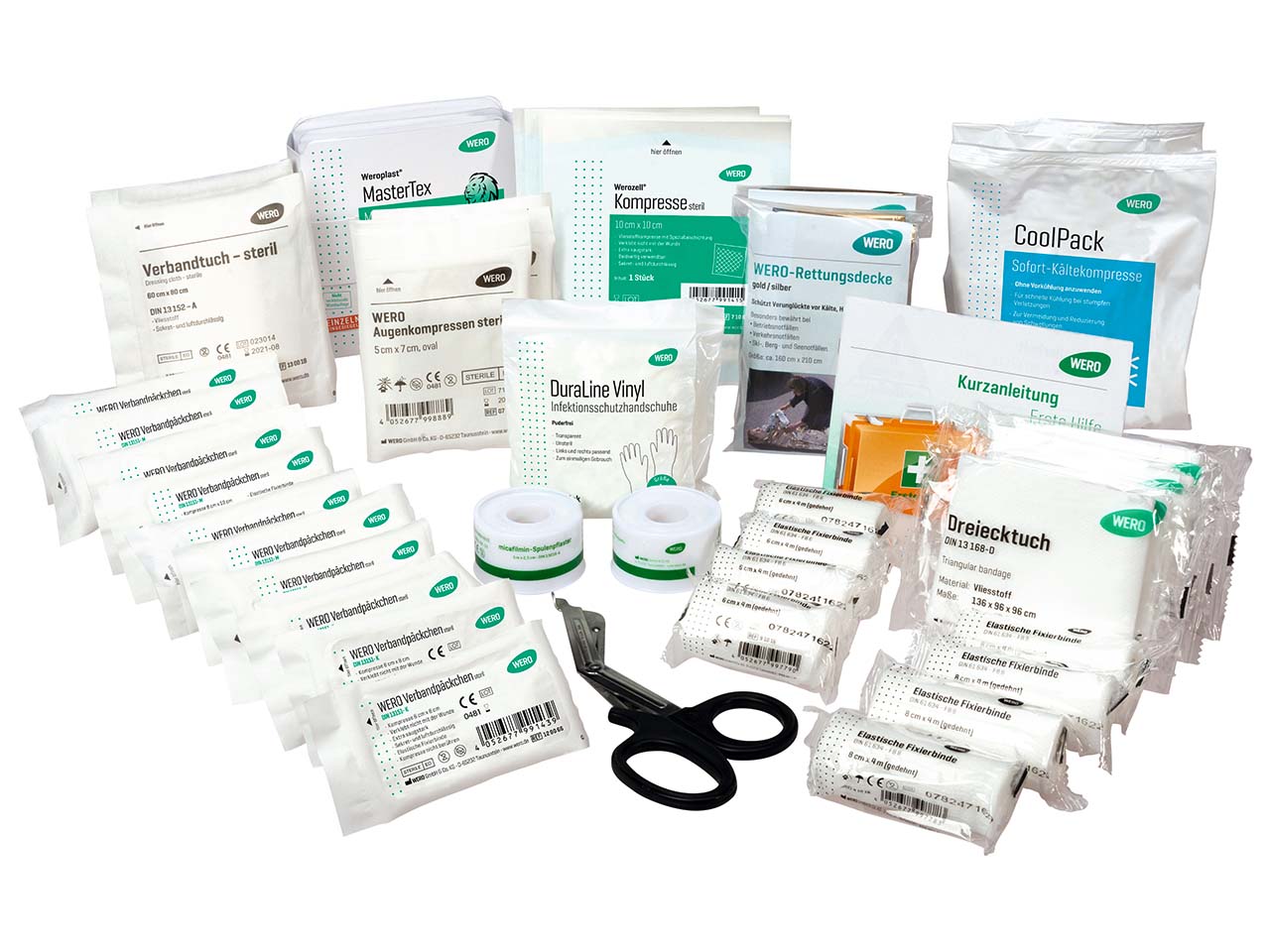 WERO Basis-Füllung und 'Weroplast MasterTex Mix' nach DIN 13169