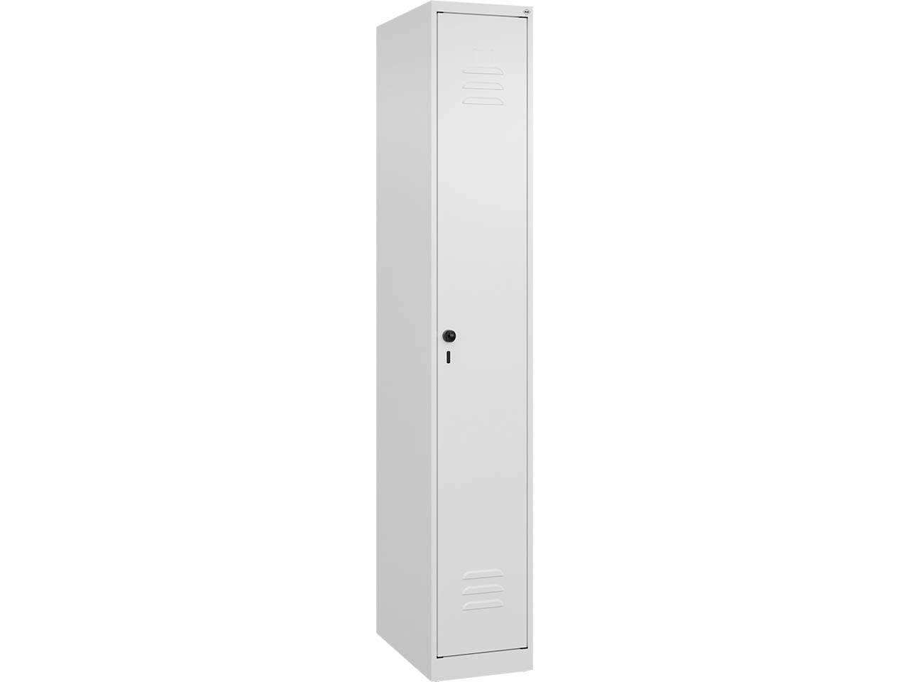 C+P Spind Classic PLUS, 1 Abteil, 1850x300x500mm, Verkehrsweiß/Verkehrsweiß
