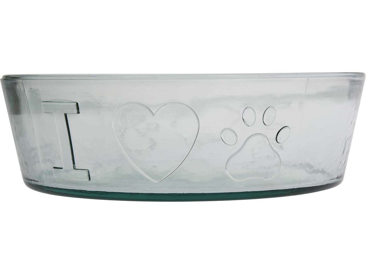 Trink- & Futternapf "LUNA", aus Recyclingglas, Ø 23 cm