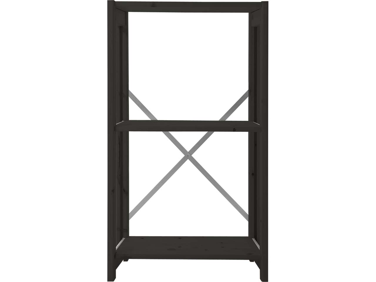 ABC Regal "Classic" B 46 x T 29,5 x H 80 cm, schwarz