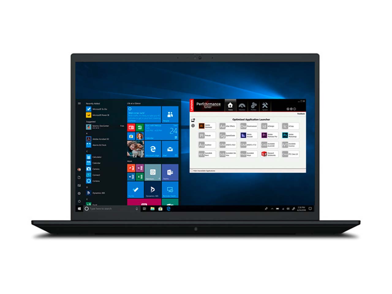 LENOVO Laptop THINKPAD P1 (4TH GEN) mit 1TB SSD, 32GB, refurb., 1. Wahl, black