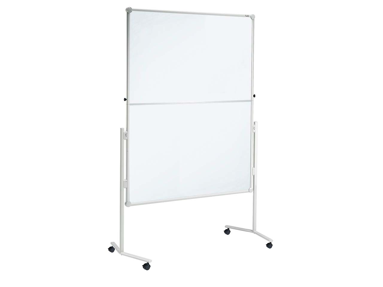 MAUL Moderationswand 'MAULpro' klappbar Whiteboard mit Textiloberfläche grau 150 x 120 cm