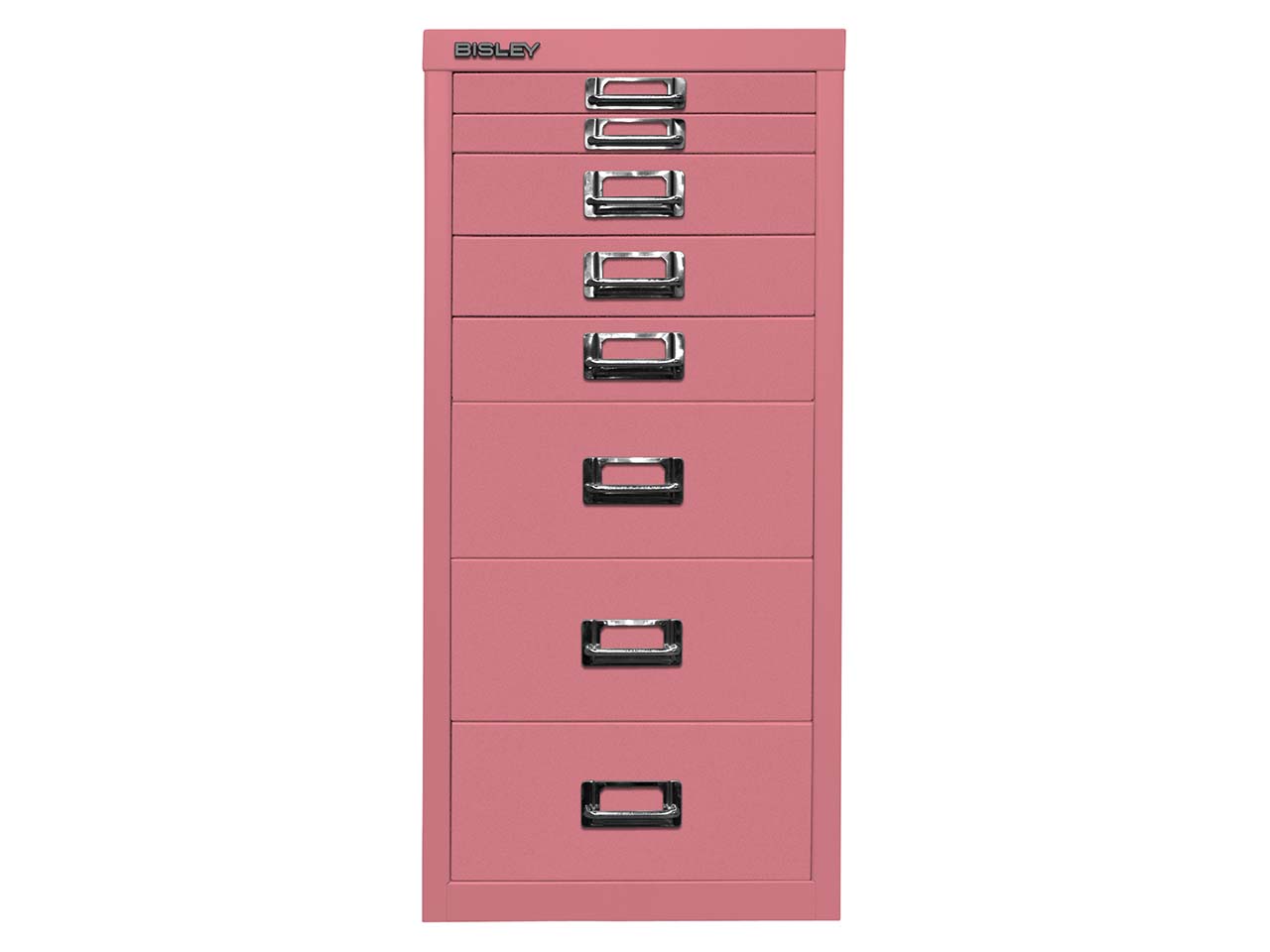 Schubladenschrank 8 Schübe, DIN A4 pink