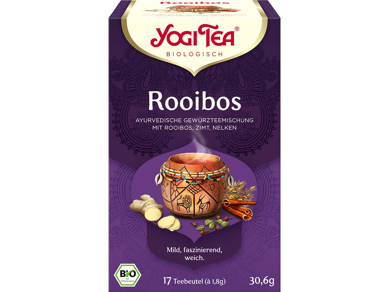 YOGI TEA Bio-Gewürztee "Rooibos", 30,6 g