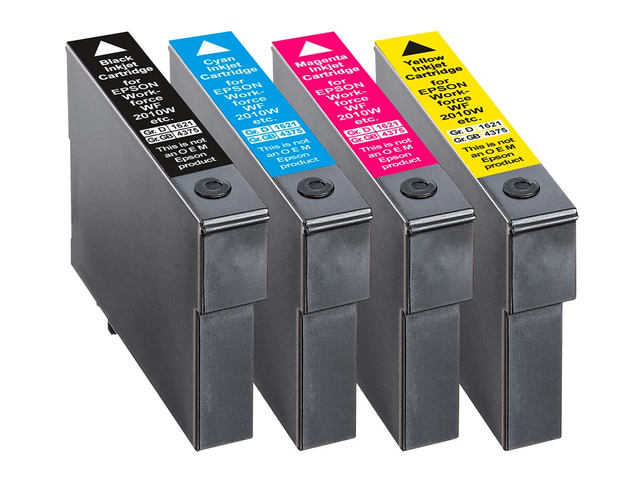 memo 4er Set Tintenpatronen ersetzt Epson T1631XL/T1632XL/T1633XL/T1634XL