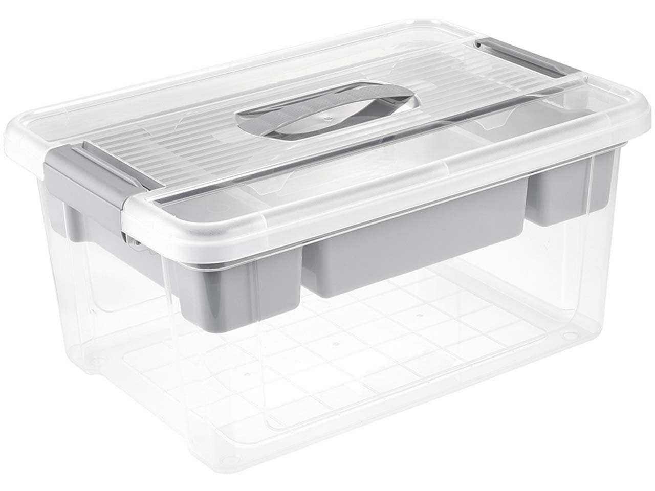 keeeper Organizer-Box "Henri" mit Tragegriff, 29 x 41 x 20 cm, 16 l, nordic grey